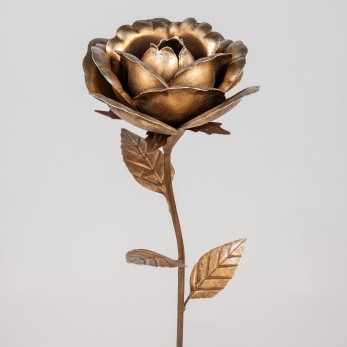 Stecker Rose 15/95cm antik gold 2
