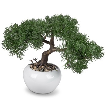 Kunstbaum Bonsai im Topf 18cm 2