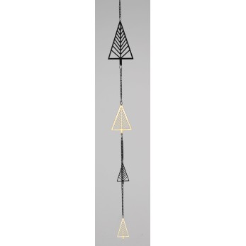 Girlande 65cm schwarz-gold 2