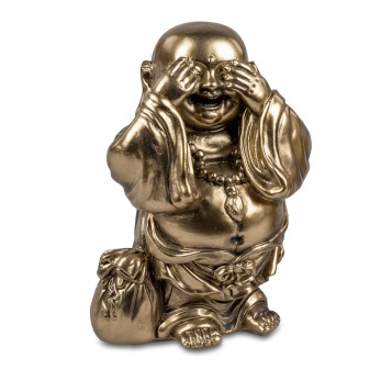 Buddha 11cm Antik-Gold 2