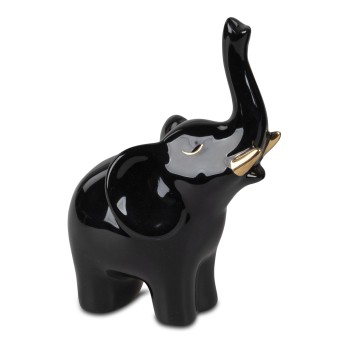 Elefant Schwarz-Gold 2