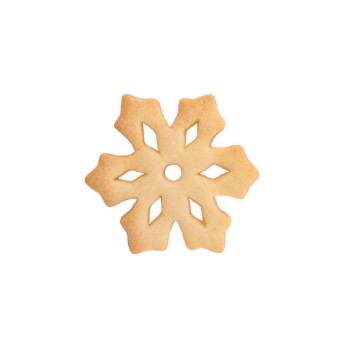 Eiskristall mit Ausstanzungen 8cm 2