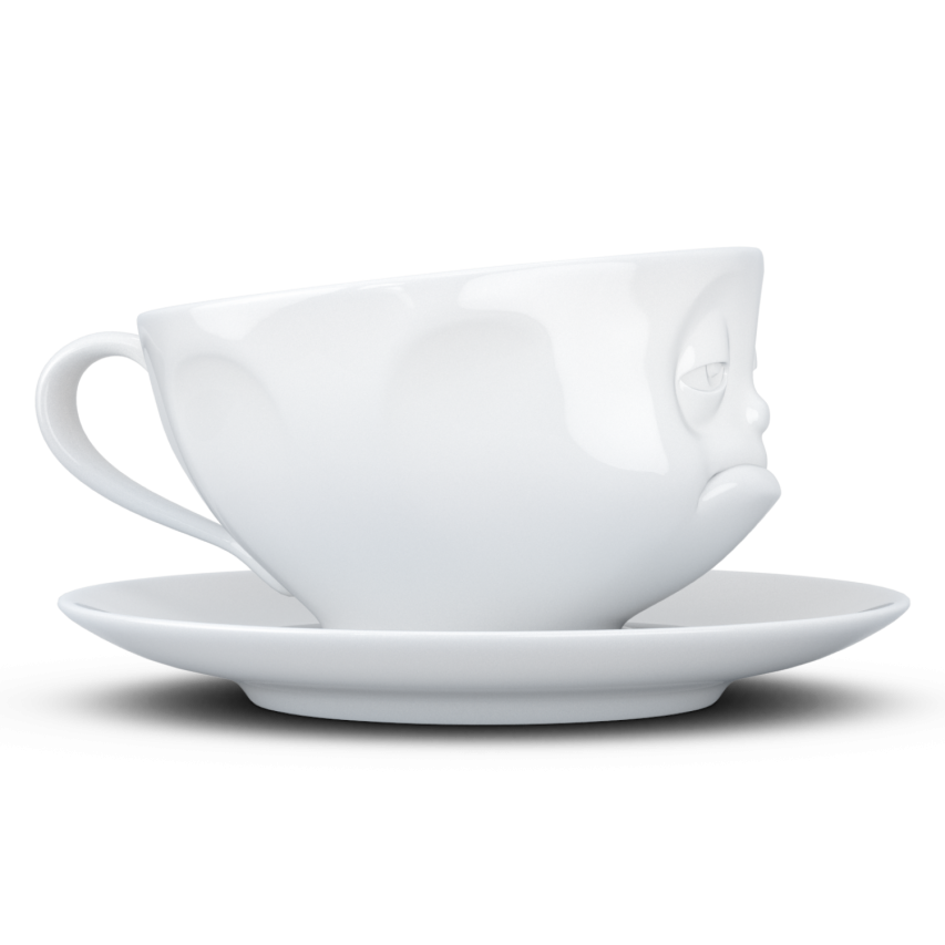 KaffeeTasse - verpennt weiß