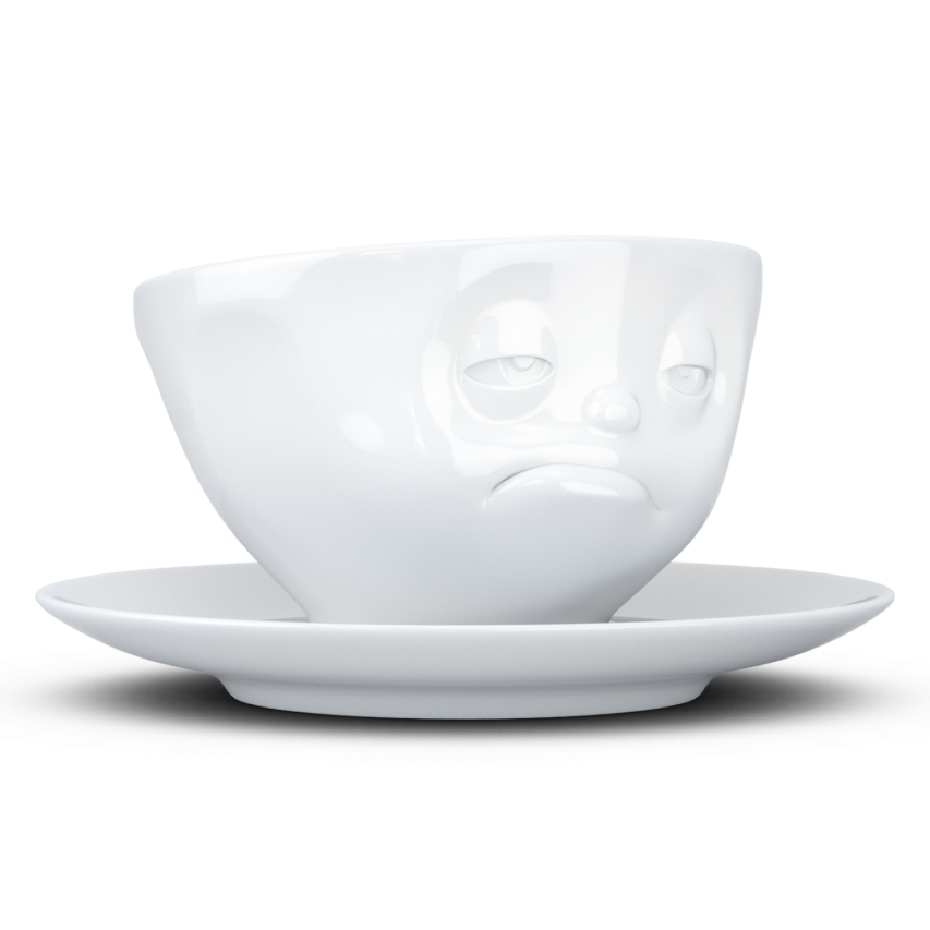 KaffeeTasse - verpennt weiß