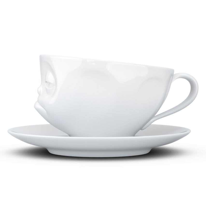 KaffeeTasse - verpennt weiß