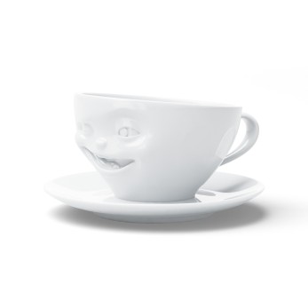 KaffeeTasse - zwinkernd weiß 2