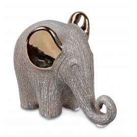 Elefant 11cm Sand-Gold