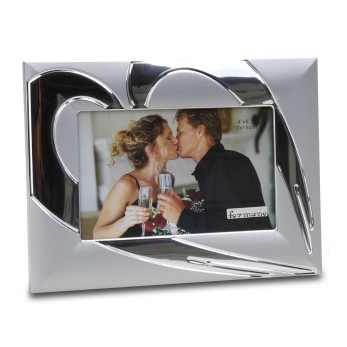 Fotorahmen Herz silber 2