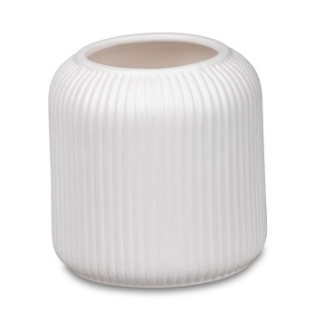 Vase 13cm Rillenmuster 2
