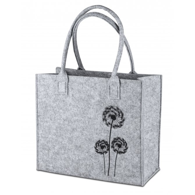 Tasche 34x40cm Filz Pusteblume