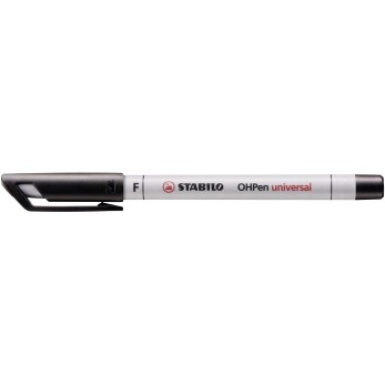 Folienstift - STABILO OHPen universal - wasserlöslich fein - 4er Pack - grün, rot, blau, schwarz 2