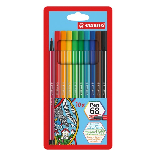 Filzstift Pen 68 10er
