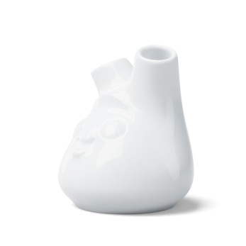 Vase klein - kess - weiß - 2 Öffnungen 2