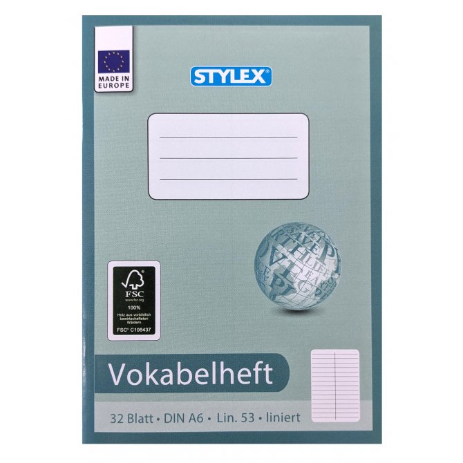 Vokabelheft A6 53 Stylex