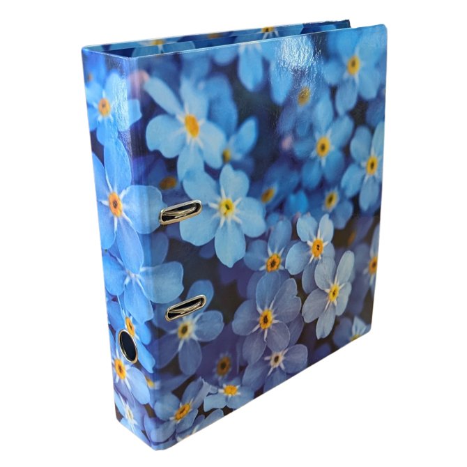 Motiv-Ordner A4 Blue Flowers