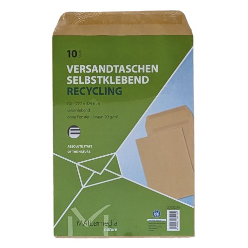 Versandtasche C4 braun 10er