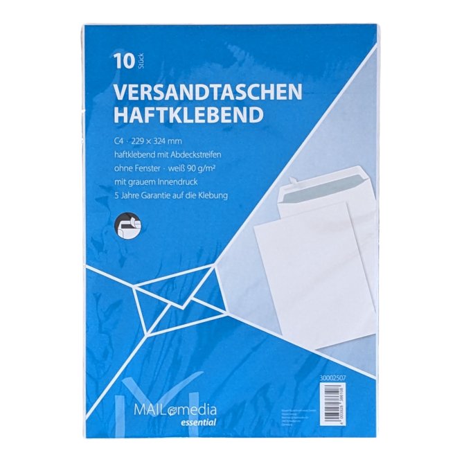 Versandtasche C4 weiß 10er