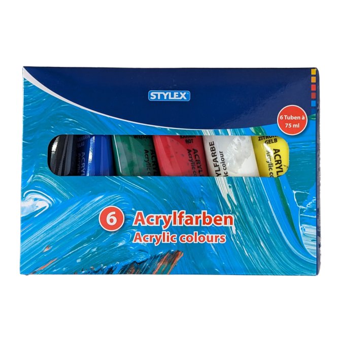 Acrylfarbe 6er Stylex