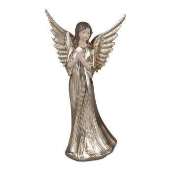 Engel stehend 18cm Klassik gold 2