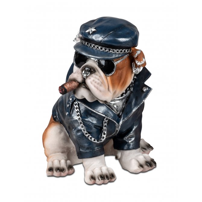 Bulldog 22cm mit Brille