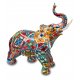 Elefant 20cm Ibizza sort. 