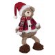 Weihnachtsmann Teddy Kantensiter 52cm