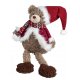 Weihnachtsmann Teddy Kantensiter 52cm