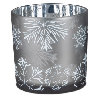 Windlicht 12cm Eiskristall 2