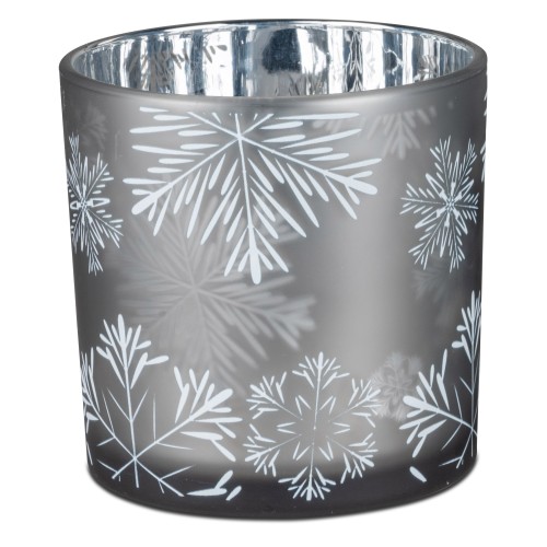 Windlicht 12cm Eiskristall