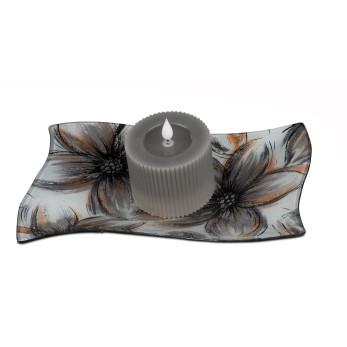 Deko-Teller eckig Magnolie 2
