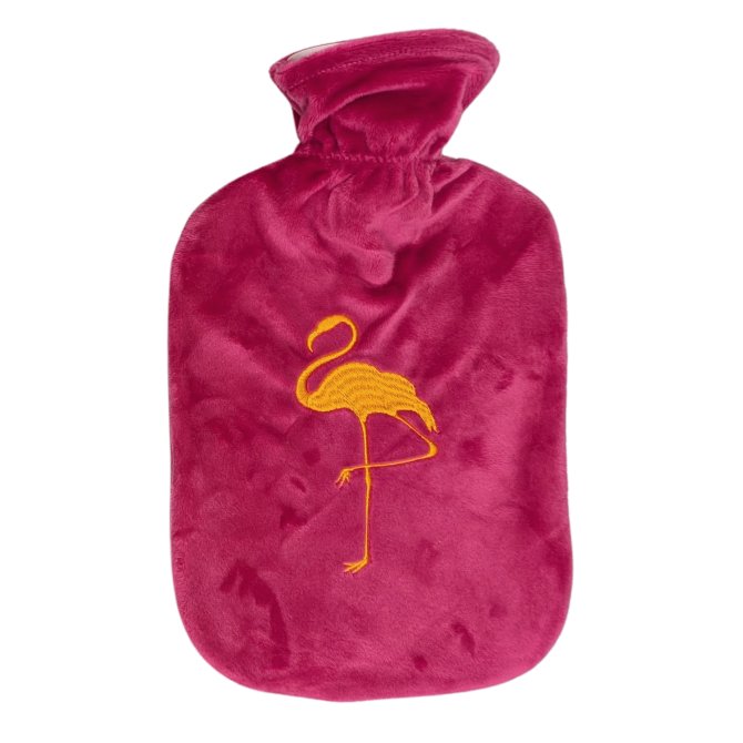 Wärmflasche Flamingo