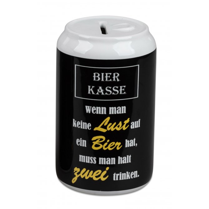 Spardose Bier 14cm - Lust auf Bier