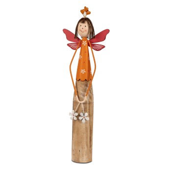 Elfe 36cm Metall - Holz 2