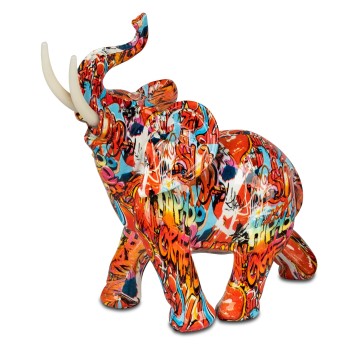 Elefant 18cm Street-Art 2