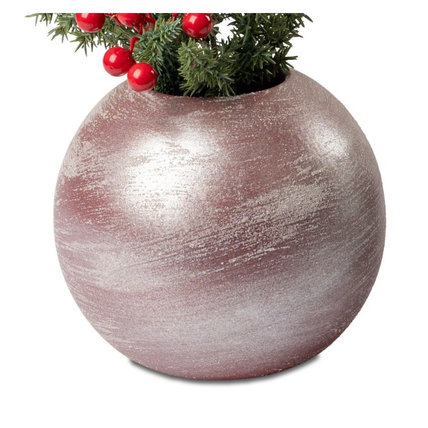 Kugelvase 15cm Winterzeit