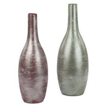 Flaschenvase 40cm Winterzeit