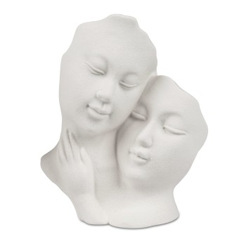 Maske 16cm Mattweiss 2