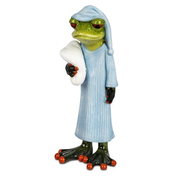 Frosch im blauem Schlafanzug | Formano | Geschenkhaus Bellm