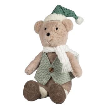 Teddy sitzend 40cm Textil 2