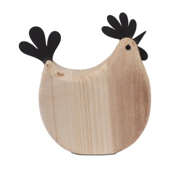 Huhn Holz mit Metall 2