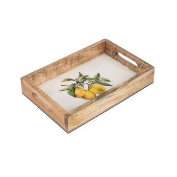 Tablett 30x20cm Mango Zitrone