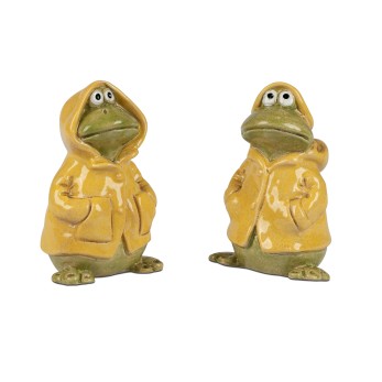 Frosch im Regenmantel 15cm