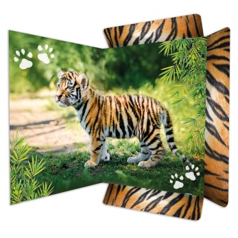 Zeichenmappe "Tiger", Karton, 350 g/qm, DIN A3 2