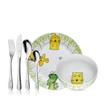 Kindergeschirr-Set "Safari" 6-teilig Cromargan