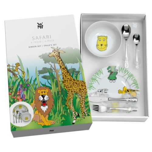 Kindergeschirr-Set "Safari" 6-teilig Cromargan