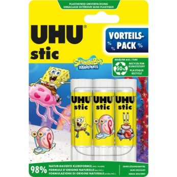 UHU stic Klebestift 3 x 8,2 g Spongebob