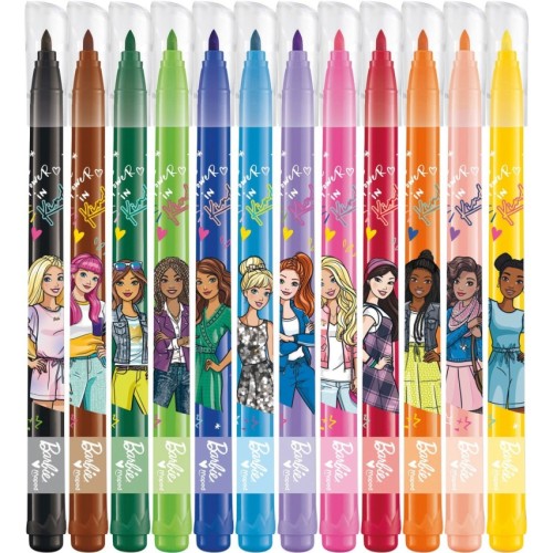 Filzstifte BARBIE Schachtel 12St