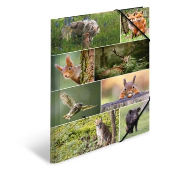 Sammelmappe A3 Karton Waldtiere
