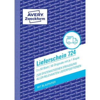 Lieferschein, A6, 2 x 50 Blatt/Buch 2