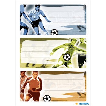 Heftschild Fußballer 2